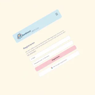 Schritt 1: Registrierung bei Bambinaut