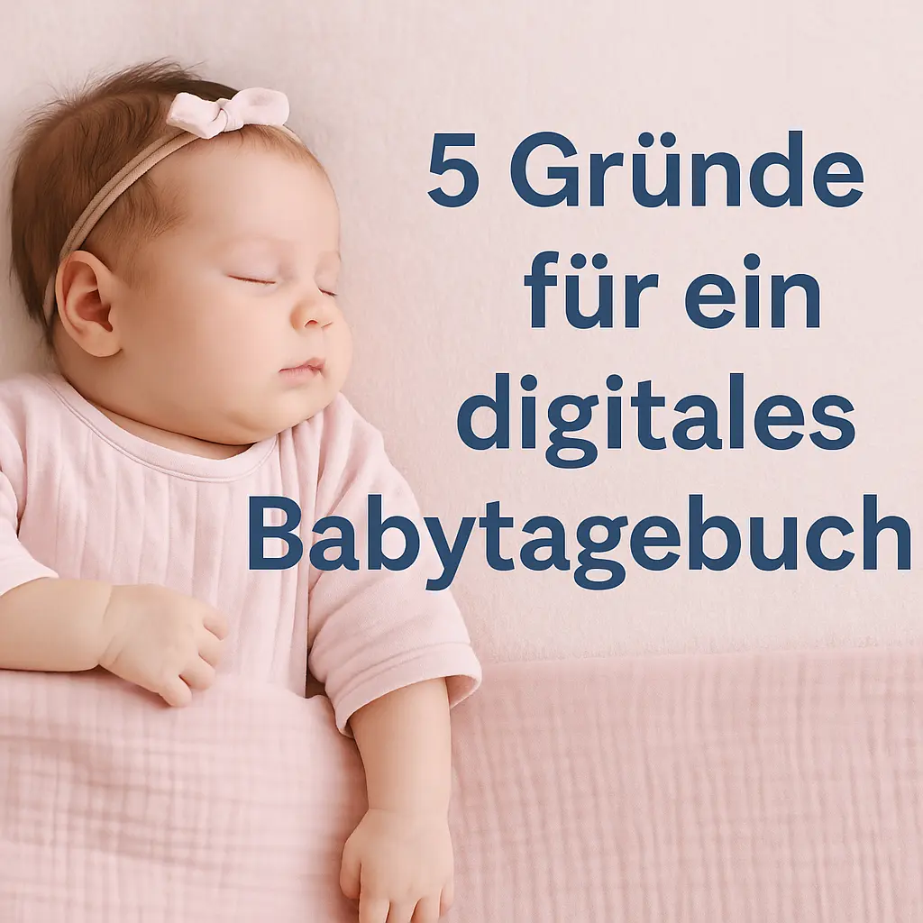 5 Gründe für ein digitales Babytagebuch